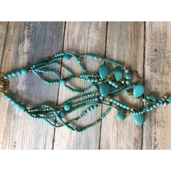 Vintage Nakamol Turquoise Necklace - Picture 5 of 5